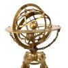 Armillary Sphere Globe Nautical Compass Armillary on Wooden Base-Four Lion Armillary for Table Decoration Antique Brass Engraved view 3