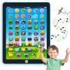 GAGINAN Kids Learning Pad/Tablet Interactive Toddler Toys with Words Numbers Alphabets Music English Electronic Educational Toy for Preschool Boys & Girls 3-8 Years Old (Blue) view 1