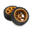 4PCS 1/10 On Road Wheels and Tires Compatible for Tamiya TT01/TT02/XV-01 Compatible for Kyosho FW06 Tires Crawler Mud Terrain Tires RC Rally Car Parts Accessories view 3