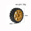 4PCS 1/10 On Road Wheels and Tires Compatible for Tamiya TT01/TT02/XV-01 Compatible for Kyosho FW06 Tires Crawler Mud Terrain Tires RC Rally Car Parts Accessories view 4