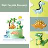 10Pcs Dinosaur Cake Decorations Dinosaur Cake Toppers Cake Decorations For Dinosaur Themed Party Kids Party Cake Decorations Dinosaur Baby Shower view 3