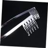 Beavorty Birthday Red Rhinestones Elegant Wavy Design Hair Comb for Birthday Celebration Party Accessory for Girls and Teens view 2
