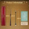 ShinySong Rechargeable Light Up Wizard Wand with Gradient Lighting,Illuminating Magic Witch Wands for Kids Christmas Cosplay Party, Helix view 3