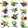 BRICHBROW Party Favors for Kids - 12 Pack Animals Building Blocks for Goodie Bags Stocking Stuffers Classroom Prizes Birthday Gifts Toy Building Sets for Kids 6-12yrs view 1