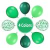 Paready Green Balloons, 60 Pcs Dark Green Party Balloons 12 Inch Light Green Balloons Fruit Green Confetti Balloons Latex Balloons for Jungle Theme Birthday Dinosaur Party Baby Shower Wedding view 3