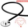Hanaive 20 Pcs Kids Stethoscope Toys Bulk Real Working Stethoscope for Children Nurse Doctor Party Halloween Costume Role Play Career Day Cosplay Accessories(Black) view 2