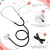 Hanaive 20 Pcs Kids Stethoscope Toys Bulk Real Working Stethoscope for Children Nurse Doctor Party Halloween Costume Role Play Career Day Cosplay Accessories(Black) view 4