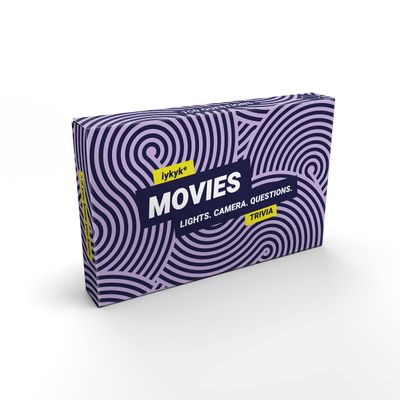 iykyk Movies - Ultimate Movie Quiz Game - 150 Cards Covering Classic Movies to Modern Blockbusters - Twist on Classic Quiz - Ideal for Game Nights and Travel - Show Off What You Know About Movies