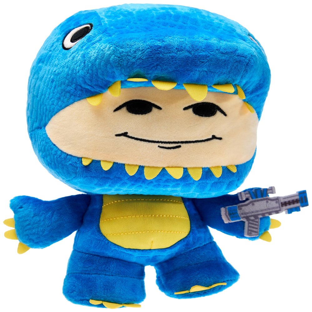 DevSeries Blue Rex 8-Inch Plush - 8-Inch Polyester Plush with Exclusive Virtual Item Code