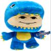 DevSeries Blue Rex 8-Inch Plush - 8-Inch Polyester Plush with Exclusive Virtual Item Code view 1