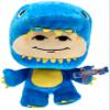 DevSeries Blue Rex 8-Inch Plush - 8-Inch Polyester Plush with Exclusive Virtual Item Code view 3