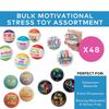 Bulk 48 Pieces Motivational Stress Toy Assortment view 4