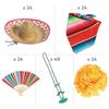 Fun Express Fiesta Accessory Wearables Kit 144 Pieces view 2