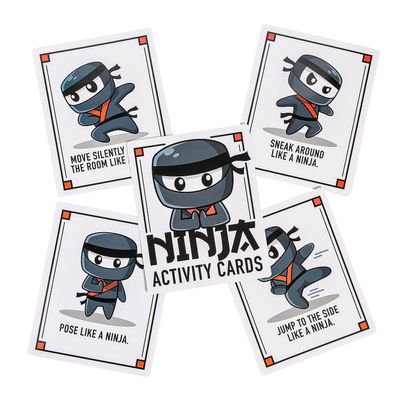 Move Like a Ninja Activity Cards 24 Pieces