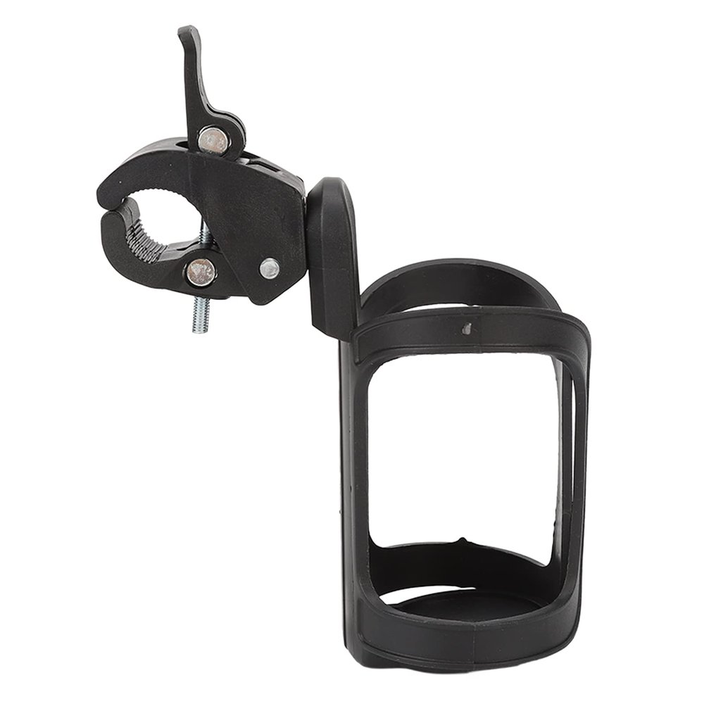 360 Degree Rotating Wheelchair Cup Holder Bike Multifunctional Stroller Cup Holder Drinks Support for Stroller Motorcycles Scooters ArmrestsUniversal Cup Holder