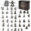 Path Gaming 50 Unique Miniatures Fantasy Tabletop RPG Figures for Dungeons and Dragons, Pathfinder Roleplaying Games. Bulk unpainted, Great for D&D view 2