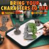 Path Gaming 50 Unique Miniatures Fantasy Tabletop RPG Figures for Dungeons and Dragons, Pathfinder Roleplaying Games. Bulk unpainted, Great for D&D view 4