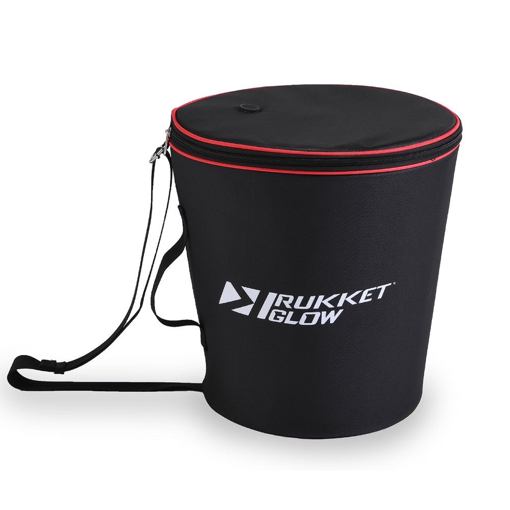 Rukket Glow Quick Charger, Large LED Recharging Bag for Glow-in-The-Dark Kickball, Dodgeball, Football, Basketball, and Volleyball