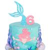 Mermaid Birthday Party Supplies - Mermaid Cake Topper Decorations for Party Supplies Decor (6) view 1