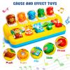 Interactive Pop up Animal Toys with Music & Light, Montessori Cause and Effect Toys for 1 Year Old Boy Girl Early Learning Musical Baby Toy 9-12-18 Months STEM Toddler Toy Age 1-2 Gift for Infant view 3