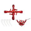Microheli CNC Aluminum Quad Blade Conversion Set (RED)(for MH-GSS2001Q Series) view 1