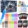 Joycover 24 PCS Invisible Ink Pen with UV Light for Kids, Spy Pens and NotebookBirthday Party Favors for Kids 4-8, School Prize Goodie Bag Stuffers, UV Pen for Secret Message Escape Room view 1