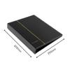 PCCB MINGT 4-Rings Binder PU Leather Collection Album Cover for Banknote Stamp Paper Money Coin Collecting and Supplies (Red) view 3