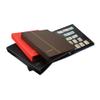 PCCB MINGT 4-Rings Binder PU Leather Collection Album Cover for Banknote Stamp Paper Money Coin Collecting and Supplies (Red) view 4