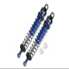 Aluminum 6061-T6 Rear Adjustable Spring Dampers (122mm) for Losi 1/10 Rock Rey 4WD Rock Racer LOS03009 Upgrades - Blue view 1
