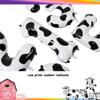 Cow Print Number Balloon 1 Letter Banner - 40 Inch Baby 1st Birthday Barnyard Cowgirl Western Theme Farm Animal Moo Moo I'm One Year Old Party Decor Supplies 18 Pcs Kit view 3