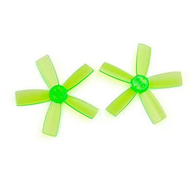 2 Pairs 2035 Propeller 2.0 inch 50.8mm PC Props 5-Paddle CW CCW Paddle for Indoor Brushless FPV Racer Drone Quadcopter F21192/97 Drone Accessories (Color : Green)