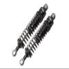 Aluminum 6061-T6 Front Adjustable Spring Dampers (102mm) for LOSI 1/10 Hammer Rey U4 Rock Racer-LOS03030 Upgrades - Black view 1