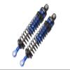Aluminum 6061-T6 Front Adjustable Spring Dampers (102mm) for LOSI 1/10 Hammer Rey U4 Rock Racer-LOS03030 Upgrades - Blue view 1