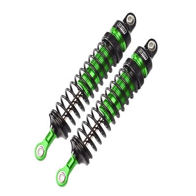 Aluminum 6061-T6 Front Adjustable Spring Dampers (102mm) for LOSI 1/10 Hammer Rey U4 Rock Racer-LOS03030 Upgrades - Green