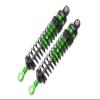Aluminum 6061-T6 Front Adjustable Spring Dampers (102mm) for LOSI 1/10 Hammer Rey U4 Rock Racer-LOS03030 Upgrades - Green view 1