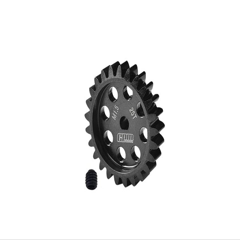 40Cr Steel Motor Gear 25T for 1:5 Traxxas X Maxx 6S / X Maxx 8S / XRT 8S Monster Truck Upgrades - Black