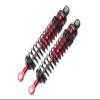 Aluminum 6061-T6 Front Adjustable Spring Dampers (102mm) for LOSI 1/10 Hammer Rey U4 Rock Racer-LOS03030 Upgrades - Red view 1