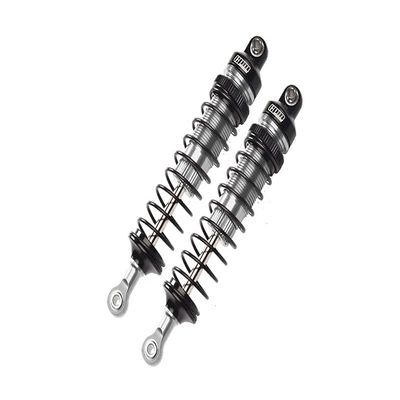 Aluminum 6061-T6 Front Adjustable Spring Dampers (102mm) for Losi 1/10 Baja Rey 4WD Desert Truck LOS03008 Upgrades - Silver