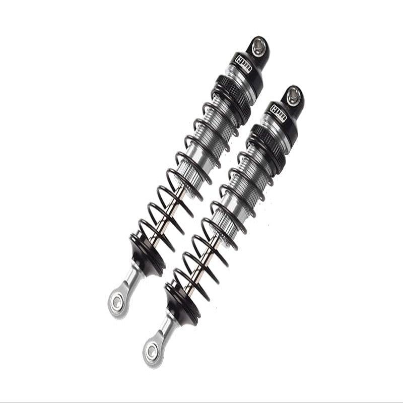 Aluminum 6061-T6 Front Adjustable Spring Dampers (102mm) for Losi 1/10 Baja Rey 4WD Desert Truck LOS03008 Upgrades - Silver