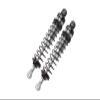Aluminum 6061-T6 Front Adjustable Spring Dampers (102mm) for Losi 1/10 Baja Rey 4WD Desert Truck LOS03008 Upgrades - Silver view 1
