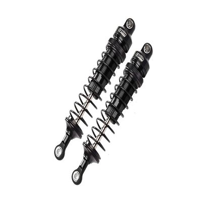 Aluminum 6061-T6 Front Adjustable Spring Dampers (102mm) for Losi 1/10 Baja Rey 4WD Desert Truck LOS03008 Upgrades - Black