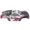 RiToEasysports RC Car Shell Body PVC High Impact Wheelbase Car Shell RC Car Body Shell Frame Compatible Vehicle Scale Accessories Vehicle Bodies Scale Accessories (Rose Red) view 1