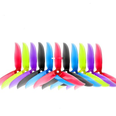 INLIMA 24 pcs / 12 Pair for DALPROP Cyclone T5045C PRO 5045 3-Blade Propeller for FPV Freestyle Drone Quadcopter Updated Version Prop Drone Accessories (Color : 12 Pairs Mixed Color)