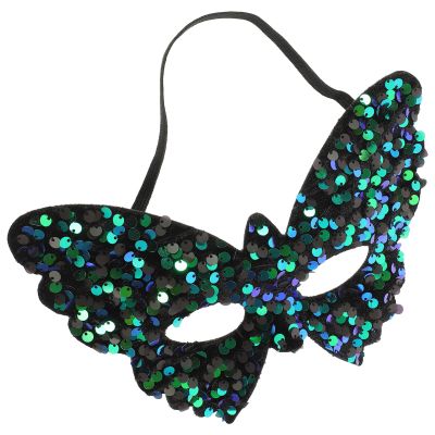ABOOFAN Masquerade Mask Sequin for Party Half Face Decorative Mask for Carnival Halloween and Costume Events Elegant