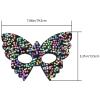 ABOOFAN Sequin Butterfly Mask Prom Mask Venetian Halloween Eye for Prom Masquerade Ball Masquerade for Couples Women Pvc Miss Sequins view 3