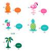 10 Pcs Hawaiian Tropical Summer Party Decoration, DIY Felt Table Centerpiece for Hawaiian Luau Beach Pineapple, Baby Shower Birthday Wedding Party Decoration Supplies view 2