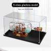 Acrylic Display Case for #21313 Ship in a Bottle,Dustproof Transparent Clear Display Box Showcase for #21313 (The Model NOT Included)(3mm) view 2