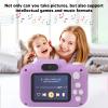 Kids Digital Camera,USB Rechargeable High Definition Dual Lens 1080P 8X Zoom Digital Camcorder Toy Kids Selfie Camera Toy with 32G Card for Birthday Gift () view 2