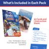 Brain Busters Card Game for Kids, Family Trivia Game Bundle with 120 Flash Cards - Learn and Play with Multiple Choice Trivia Cards About Environment, Insects, Geography and Pets (Ages 6+) view 2