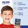 Brain Busters Card Game for Kids, Family Trivia Game Bundle with 120 Flash Cards - Learn and Play with Multiple Choice Trivia Cards About Environment, Insects, Geography and Pets (Ages 6+) view 3
